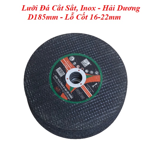 Lưỡi Cắt Kim Loại 180mm  - Đá Cắt Sắt, Inox Hải Dương D185 - Hàng Cao Cấp Chính Hãng