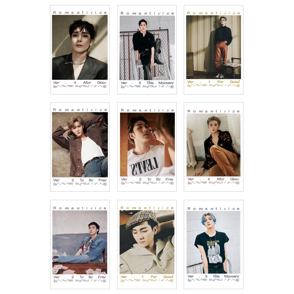 Lomo Card 27 Ảnh NUEST - Romanticize Teaser Photos