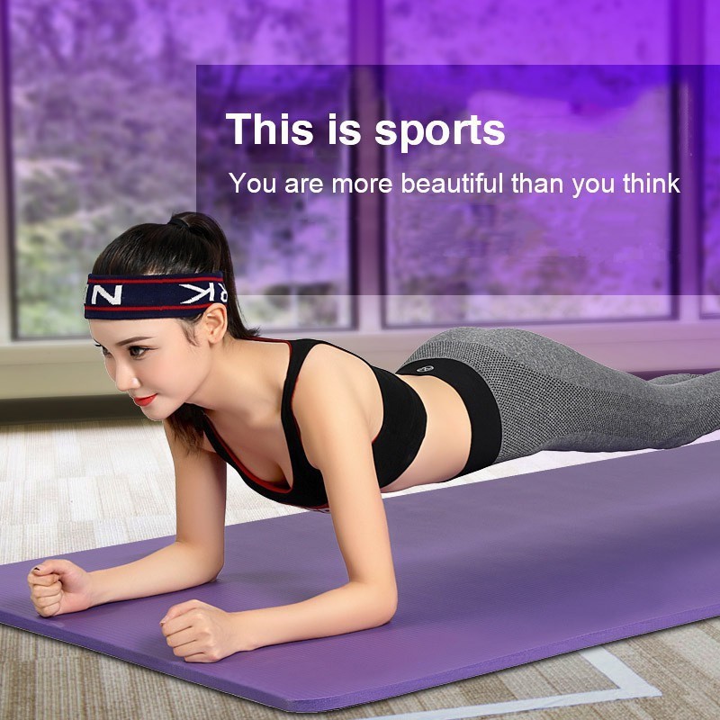 Thảm tập yoga 4mm siêu dày chống rách chống trơn trượt