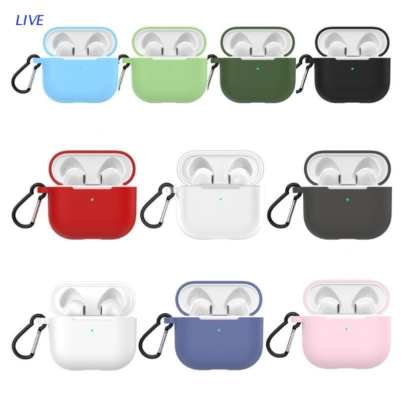 Vỏ silicon bảo vệ hộp sạc tai nghe thích hợp cho Airpods Pro4 Mini