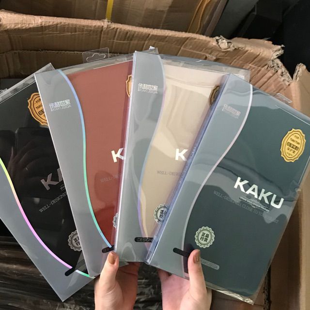 Bao da Samsung Tab A6 10.1 T585 không Spen hiệu Kaku dạng Stand Case - (Nhiều màu)