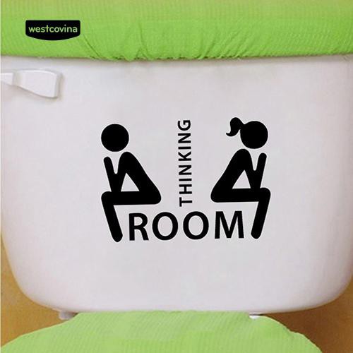 Decal dán toilet ngộ nghĩnh