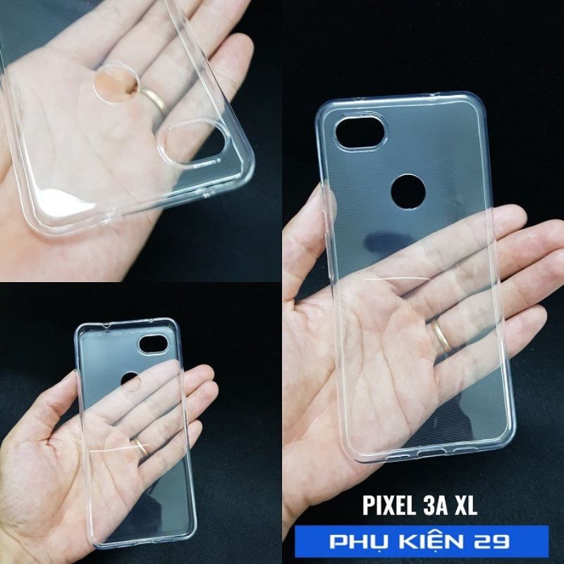 Ốp lưng silicon dẻo trong Google Pixel 3A XL cao cấp.