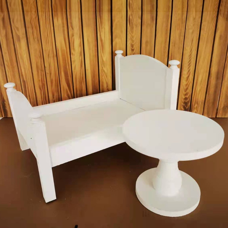 Bàn Cà Phê Mini Handmade Làm Phụ Kiện Chụp Ảnh Cho Bé Sơ Sinh