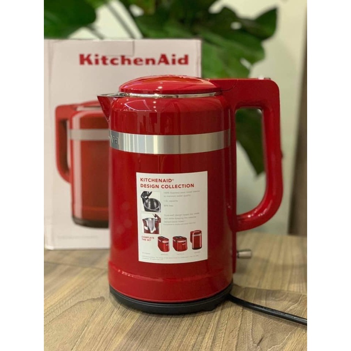 [Mã ELHADEV giảm 4% đơn 300K] Ấm Siêu Tốc 2 Lớp KitchenAid 1.5L (Hàng Đức)