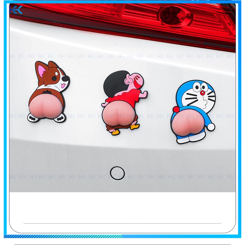 Miếng Dán Cao Su Dễ Thương Chống Va Chạm Chống Trầy Cho Cửa Xe Hơi