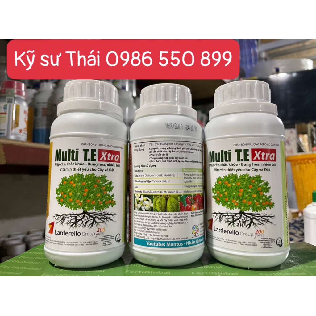 MULTI TE XTRA - VI LƯỢNG THIẾT YẾU CHO CÂY TRỒNG