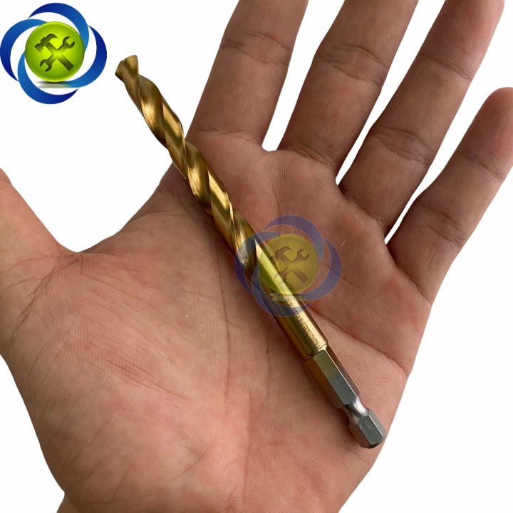 Mũi khoan sắt 8mm Tolsen 75192 dài 117mm chuôi lục giác