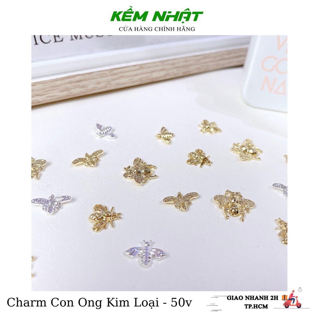 Charm Đính Móng Kim Loại