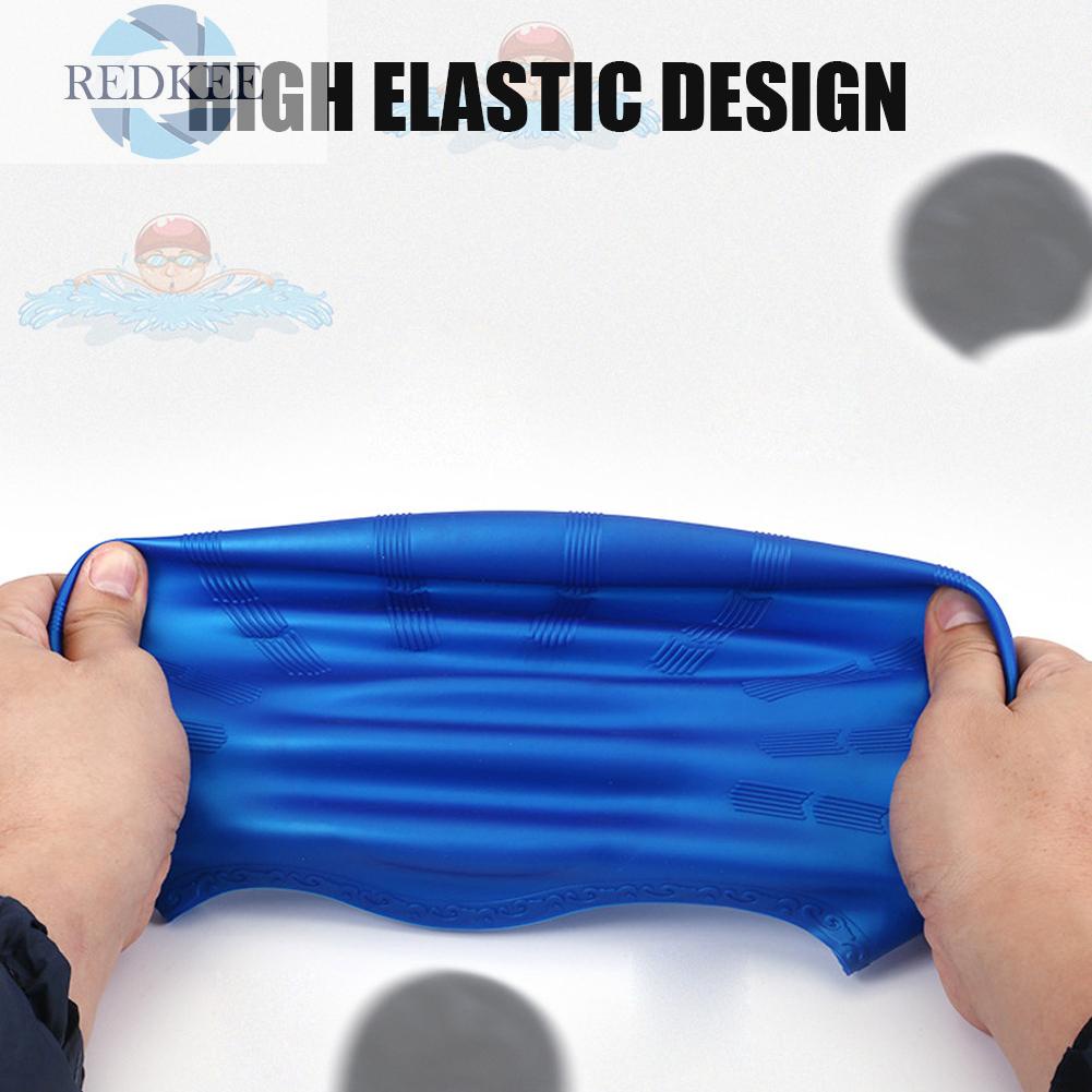 Mũ Bơi Silicone Chống Thấm Nước Cho Nam Và Nữ