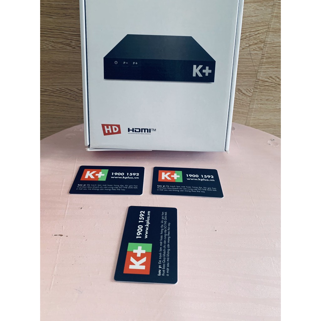 Thẻ giải mã truyền hình K+ - Dùng cho tất cả đầu thu K+