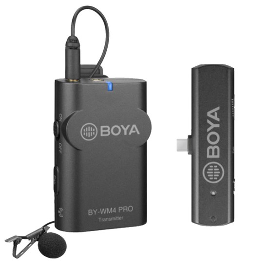 Micro thu âm không dây Boya BYWM4 Pro K5 Hàng Chính Hãng