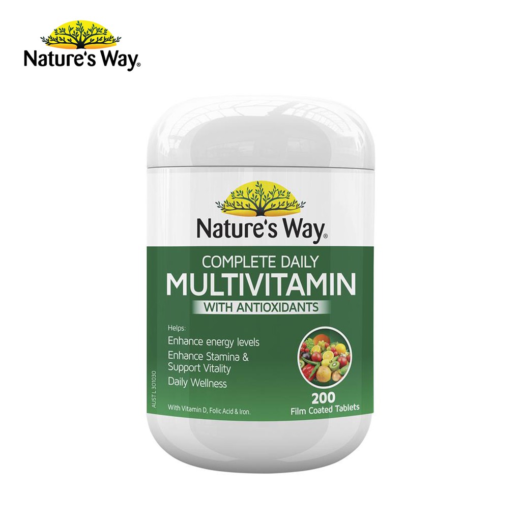 Vitamin Tổng Hợp Va Tảo Biển Nature S Way Complete Daily Multivitamin 200 Vien Shopee Việt Nam