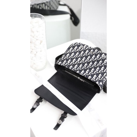 Túi đeo chéo Messenger sz25cm dáng unisex 2 màu (xanh&amp;đen)cá tính fullbox