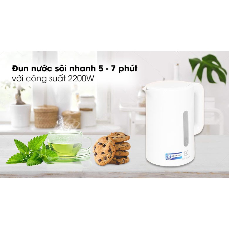 Bình đun siêu tốc Electrolux 1.7 lít E2EK1-100W - Smart House