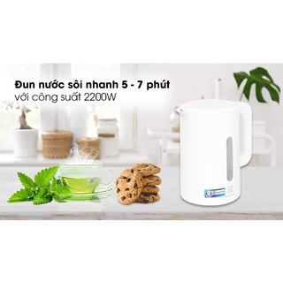 Bình đun siêu tốc electrolux 1.7 lít e2ek1-100w