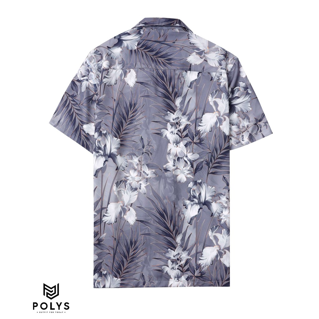 Áo Sơ Mi Nam Tay Ngắn Họa Tiết ORCHID PALM-POLYS | Form Suông, Trẻ Trung, Phong Cách, Cá Tính, Thoáng Mát. | BigBuy360 - bigbuy360.vn