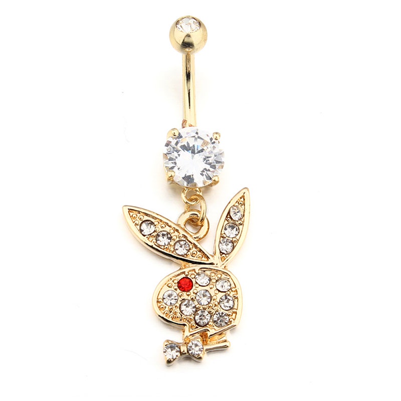 1 Khuyên Rốn Hình Thỏ Hoạt Hình Sáng Tạo Cho Nữ