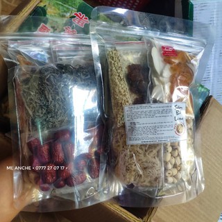 [TẶNG HẠT CHIA] Chè sâm bổ lượng - set 8 nguyên liệu 500gr nấu 12 - 15 ly