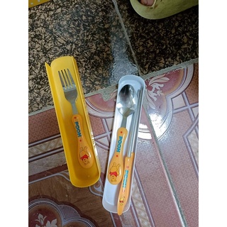 Sét thìa,dĩa,đũa cho bé tập ăn