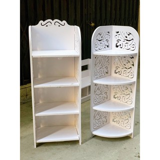 Kệ đựng đồ gỗ nhựa ép 4 tầng ( nail. sách, vật dụng )