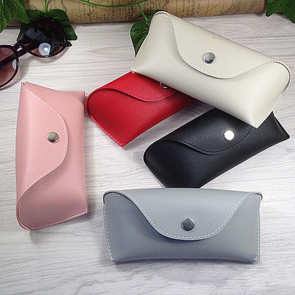Hộp Đựng Mắt Kính Cầm Tay Bằng Da PU Phong Cách Retro Dành Cho Nam Nữ