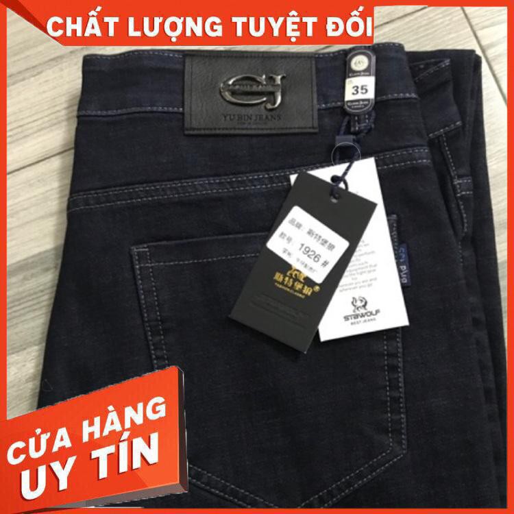 Quần bò nam jeans nam trung niên có size to cho người 100 kg - Hàng nhập khẩu