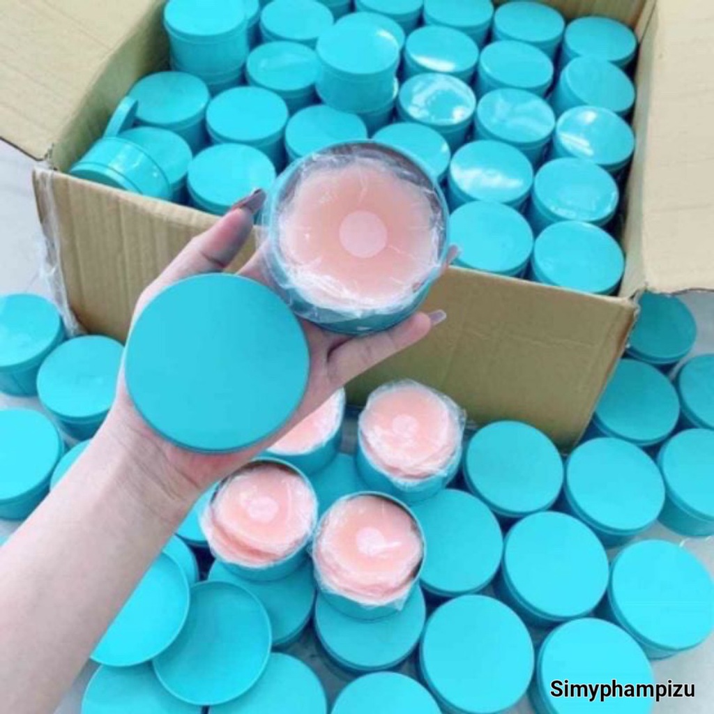 Miếng Dán Ngực Hộp 5 Đôi Dán Ti Silicon Cao Cấp Siêu Dính