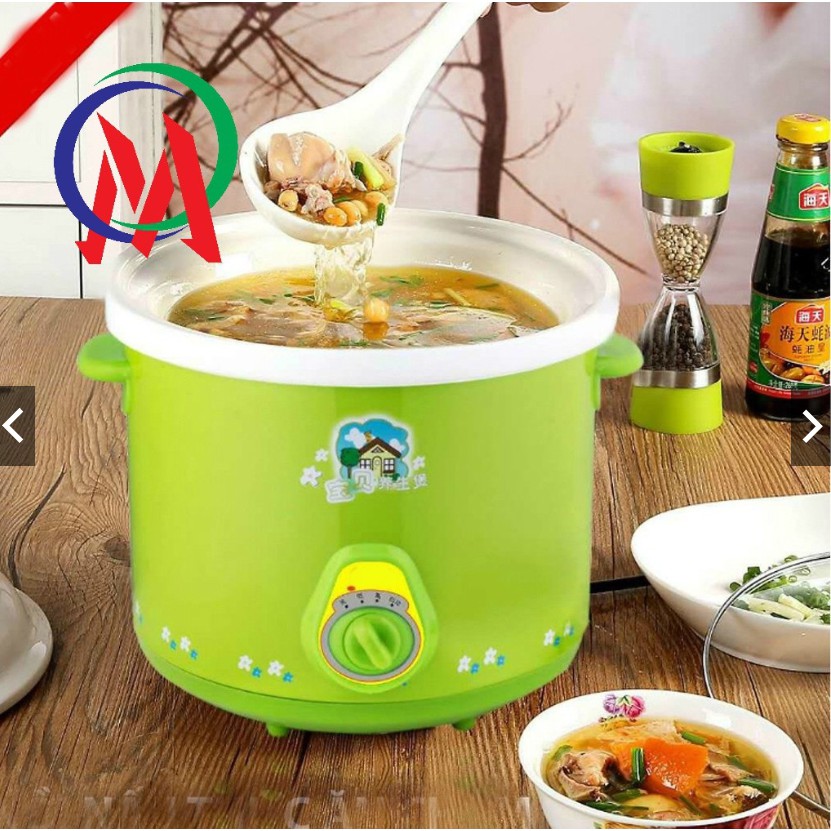 Nồi Hầm, Tiềm, Nấu Cháo Chậm , Chưng Yến Baby Electric Cooker 1.5L.