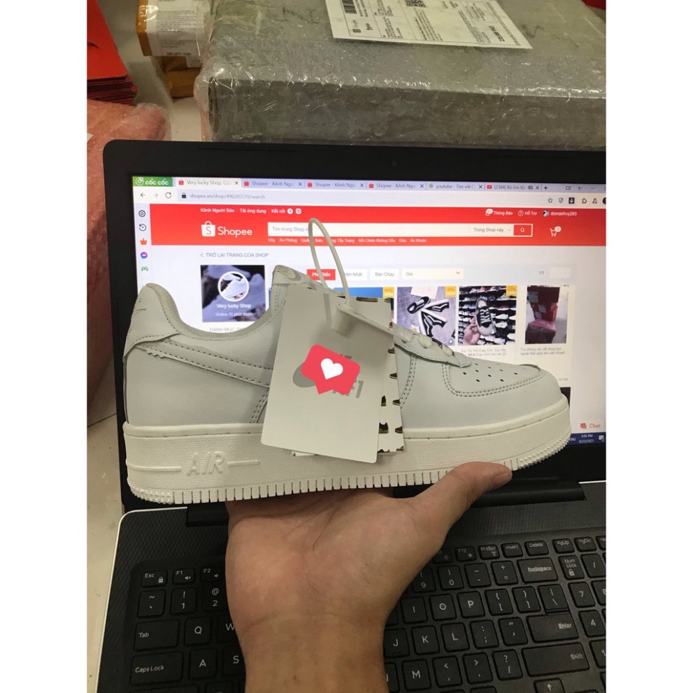 [FREE SHIP] Giày Thể Thao Nam Nữ - Giày Nike af1 Trắng Full Box Bill