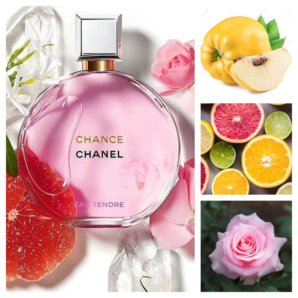 Nước hoa nữ CoCo Chance Chanel Eau Tendre thơm lưu hương lâu Chính hãng Nữ tính, Thanh lịch, Nhẹ nhàng - Ribi cosmetics