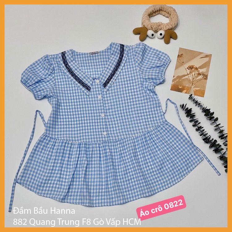 [SIZE 40-60KG] ÁO BẦU CÔNG SỞ  HANNA, SIZE NHỎ CHO BẦU NHỎ, VẢI MÁT MẶC MÙA HÈ, MỀM MẠI KHÔNG NHĂN, ĐI LÀM ĐI CHƠI ĐỀU P