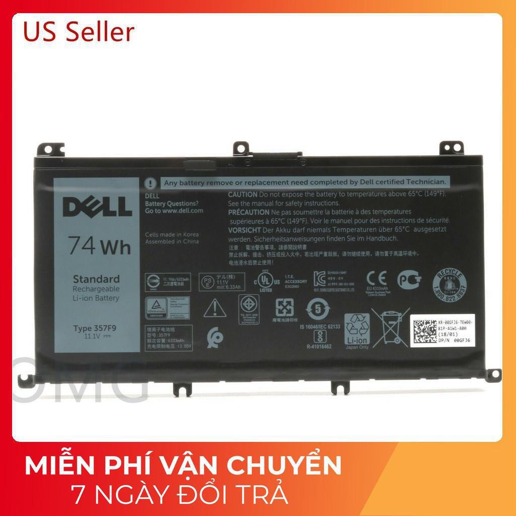 ⚡️[Pin zin] Pin laptop Dell Inspiron 15 5576, 15 5577, 15 7557, 15 7566, 17 7759 7559 7566 7567 0GFJ6 71JF4 0GFJ6 357F9