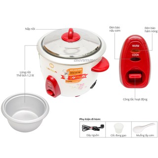 Nồi cơm điện Goldsun 1.2 lít ARC-GDF12C1