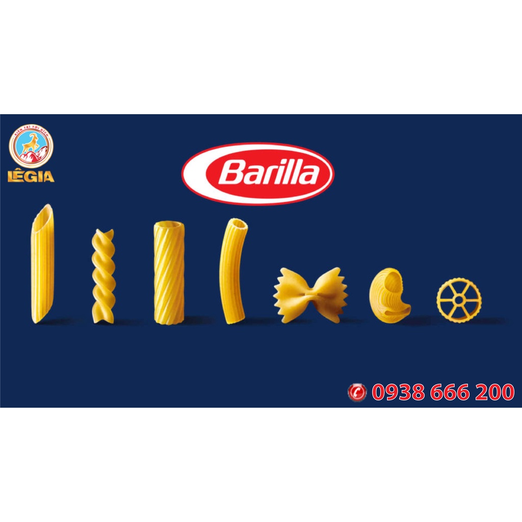 MÌ NUI HÌNH NƠ FARFALLE BARILLA HỘP 500G