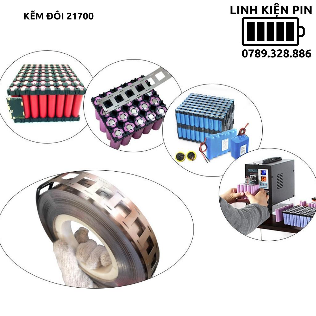 Kẽm hàn 2p có sẻ rãnh cho pin 21700