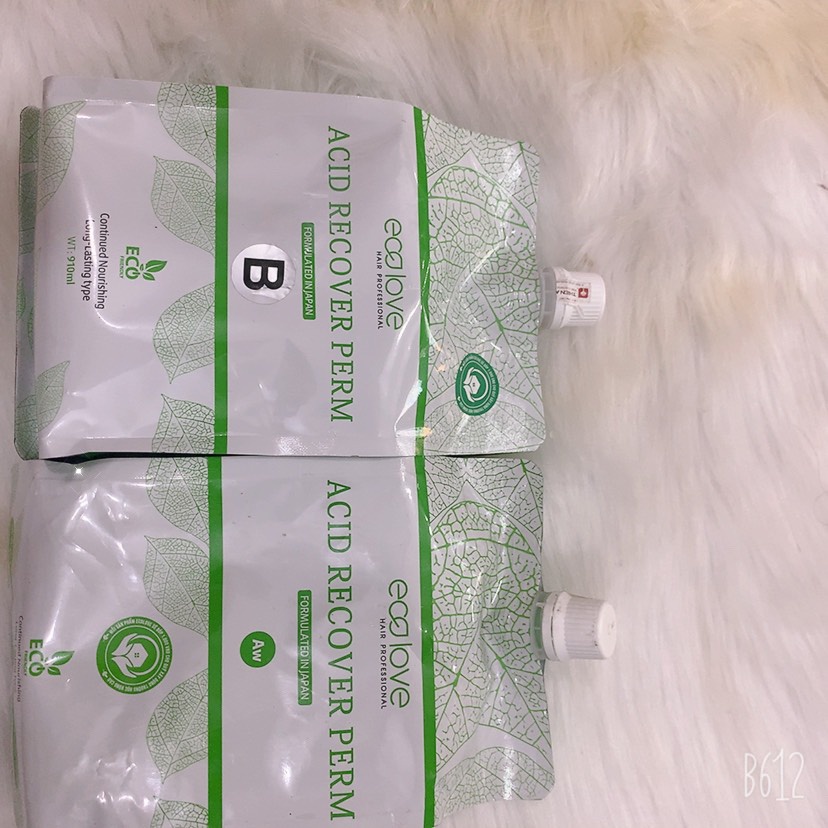 Uốn hoặc duỗi ECOLOVE mùi thơm 910ml