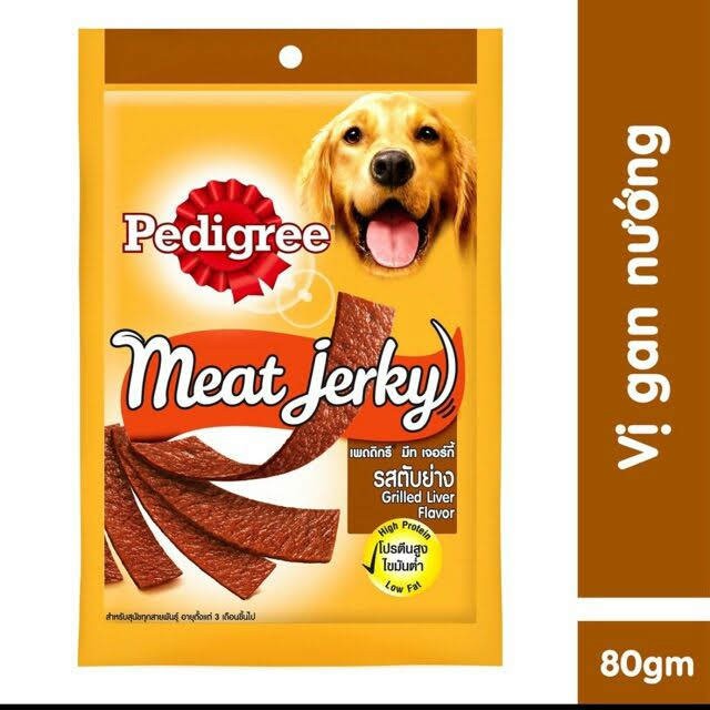 Bánh Ăn Vặt Cho Chó Pedigree Meat Jerky