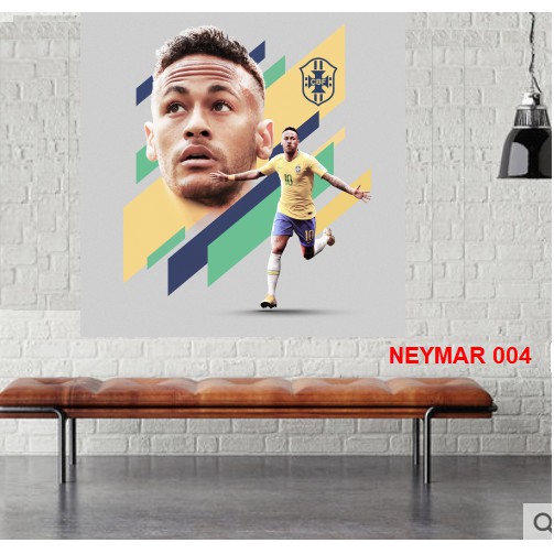 Poster decal dán tường cầu thủ Neymar