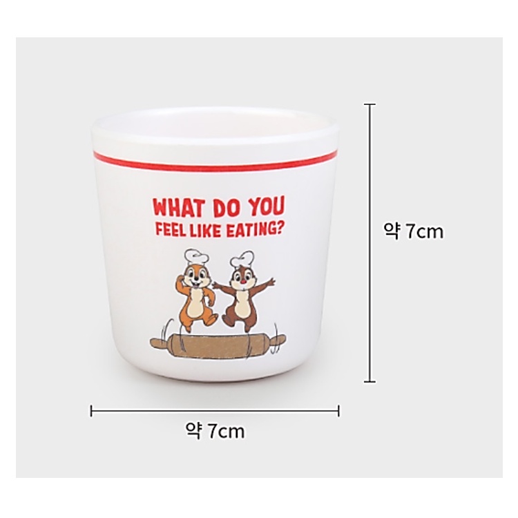 Cốc Uống Nước Melamine Và Chip Tráng Miệng Disney