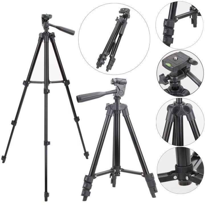 Gậy chụp ảnh 3 chân có  REMOTE BLUETOOTH - Chân đở máy ảnh TRIPOD