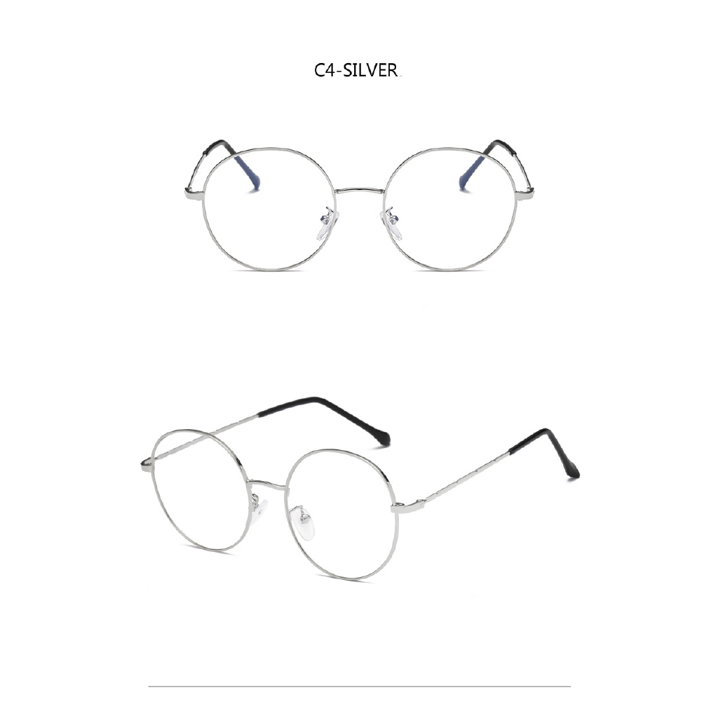 Gọng kính kim loại thời trang phong cách retro dành cho nam và nữ