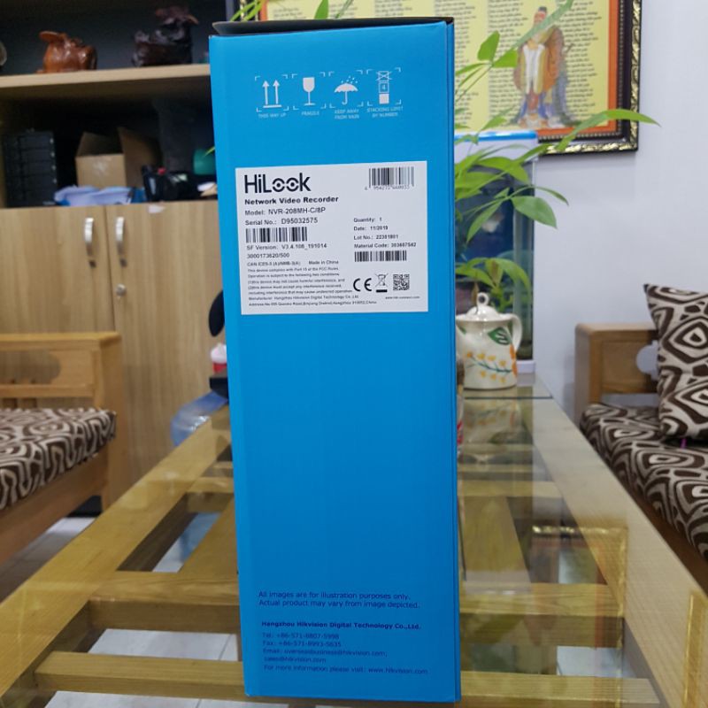 Đầu ghi hình camera IP 8 kênh HILOOK NVR208MHC/8P Hàng chính hãng