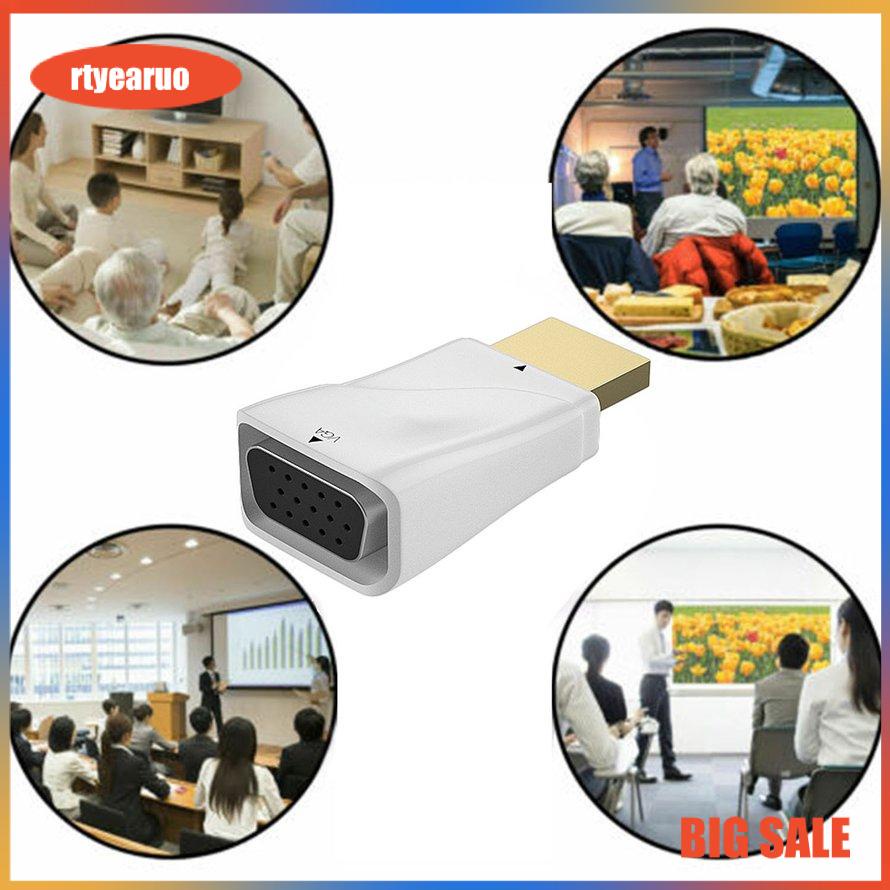 HDMI-compatible To VGA Adapter HDMI-compatible Adapter Cable VGA Adapter High Definition Stable Converter