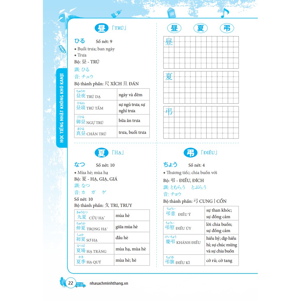 Sách - Học tiếng Nhật không khó - KANJI