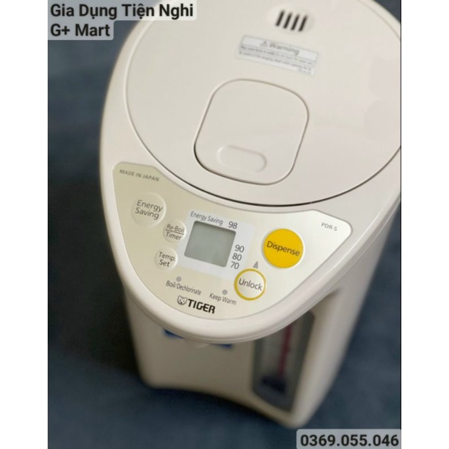 Bình Thủy Điện/ Phích Điện Cao Cấp TIGER PDR-S40S Nhập Khẩu Nhật Bản 4,0L 682W - Giadungtiennghigmart