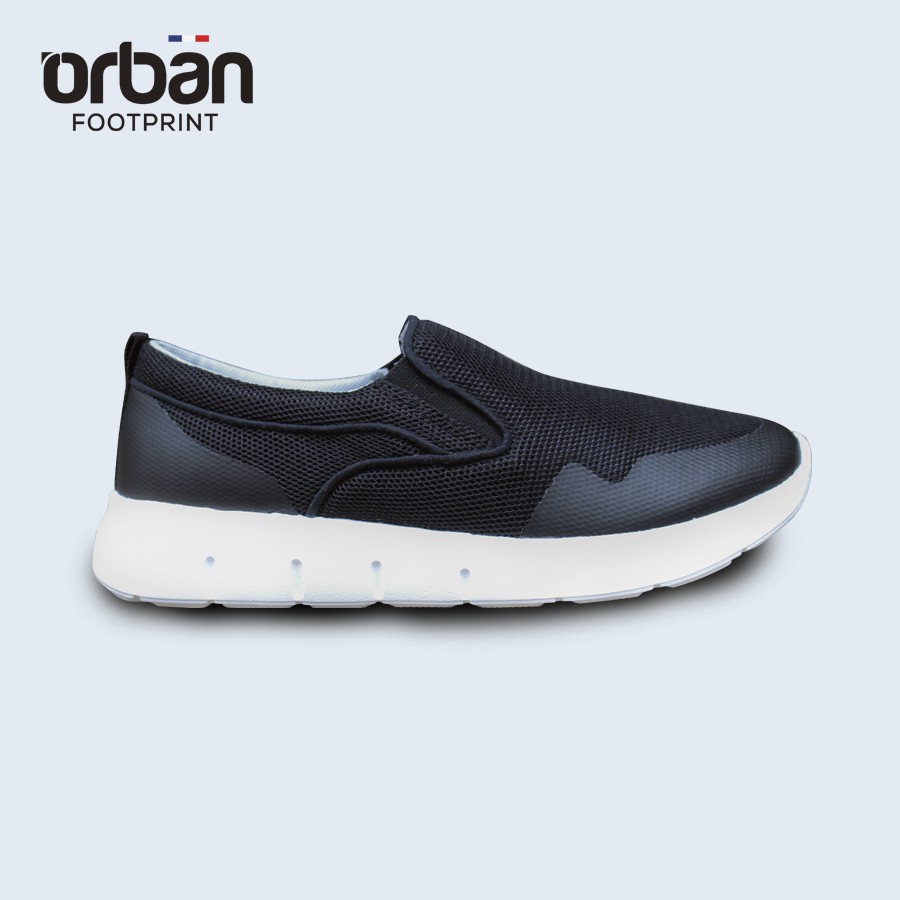 Giày slipon nam đế cao Urban TM1907 đen lưới | BigBuy360 - bigbuy360.vn