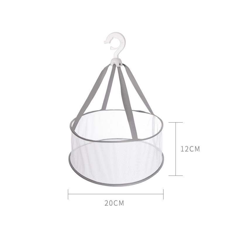 Giỏ Lưới Phơi Đồ Trang Điểm, Tất Vớ, Đồ Lót Có Móc Treo - Rổ Lưới Treo Phơi Khô Đồ
