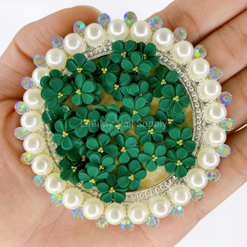 Hoa Bột Nail - Hoa Mai 3D Bột Mỹ Dùng Gắn Móng Giả Và Cả Móng Thật