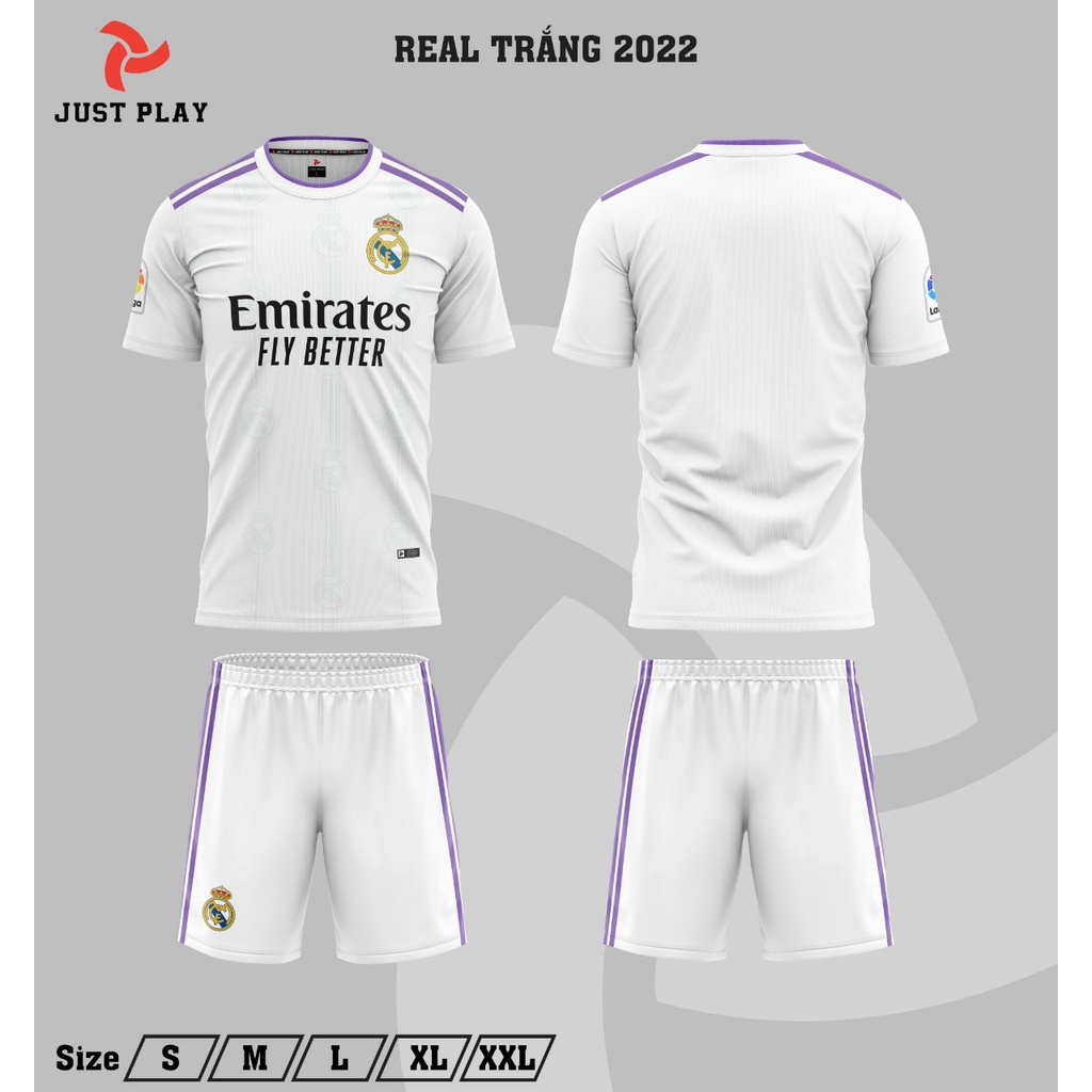 Real Madrid. Áo Bóng Đá CLB Real Madrid 2022 Mới Nhất, In Tên Số Theo Yêu Cầu ( CÓ TÍNH PHÍ )